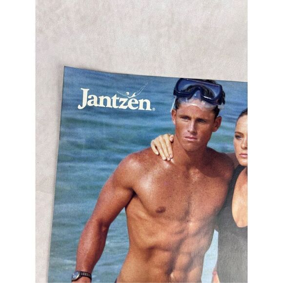 Vintage Jantzen Swimwear and Wild Turkey Double Sided Magazine Ad - Picture 4 of 11